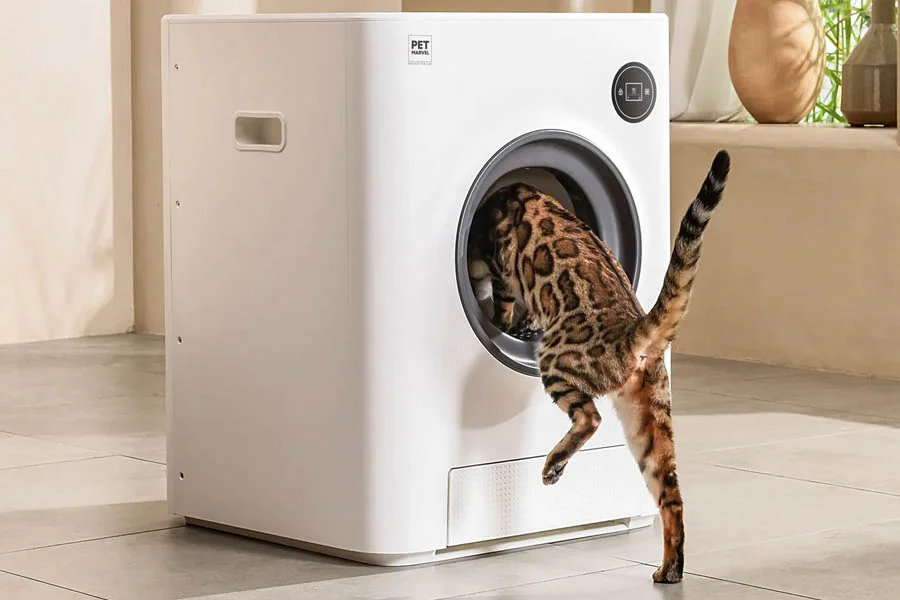 electronic kitty litter box