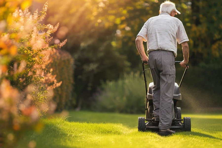 electric battery lawn mowers