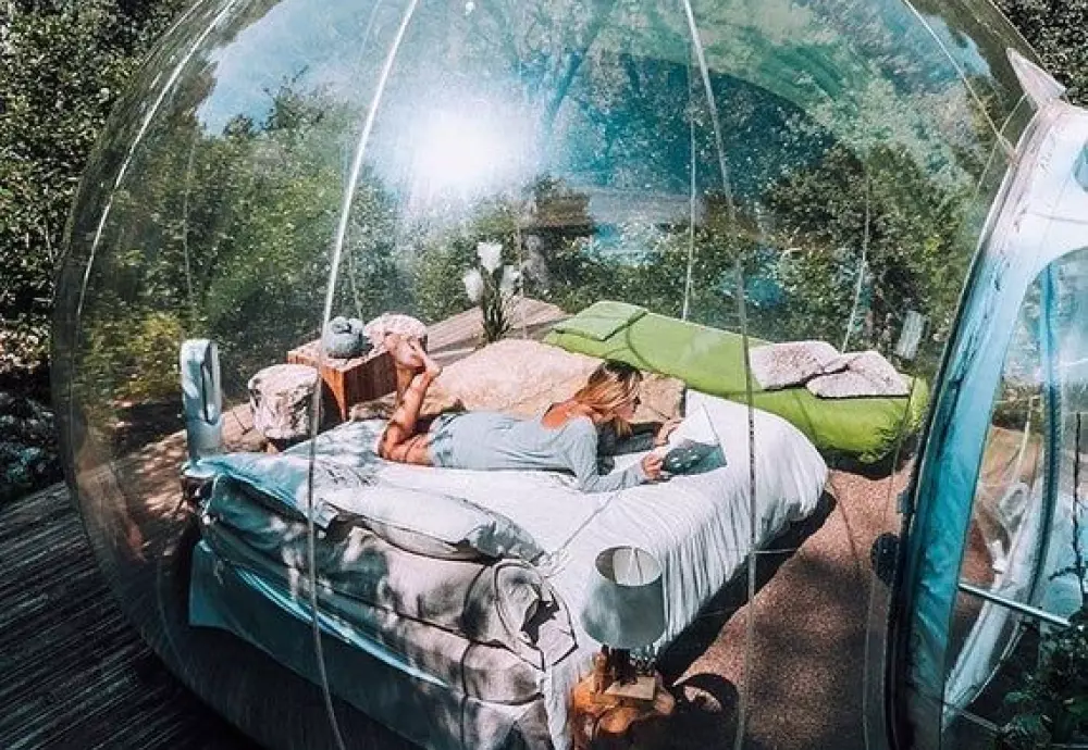 glamping bubble tent near me